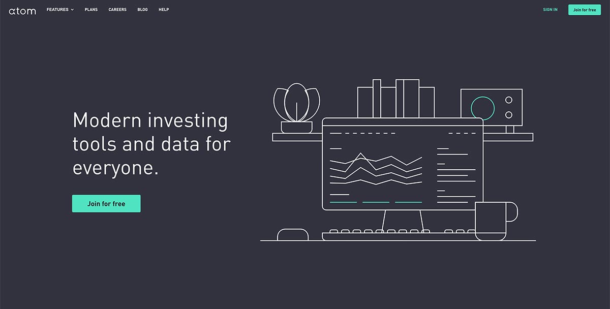 Atom Finance investing tools